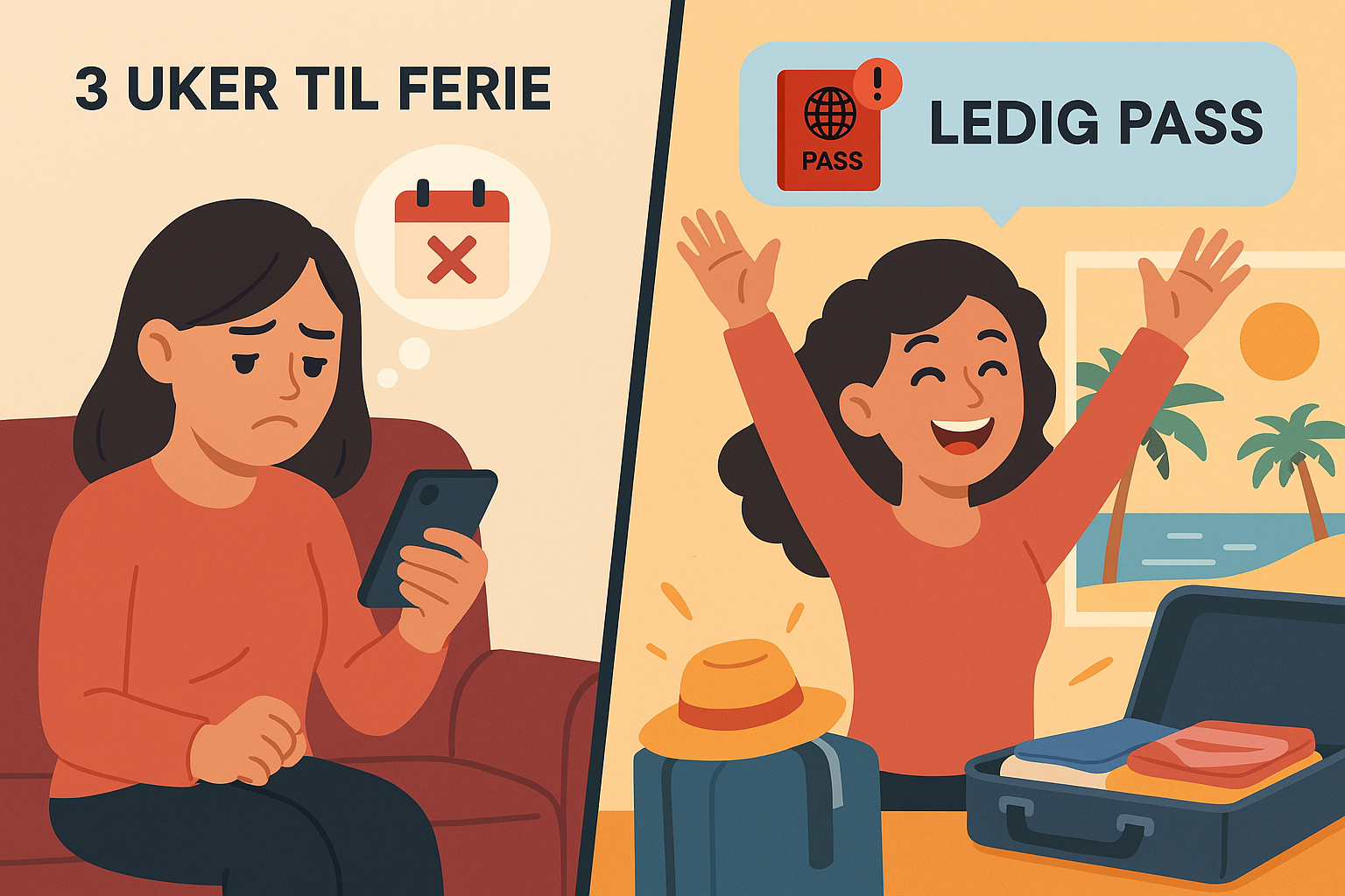 Ferie i fare – reddet av Ledig Pass